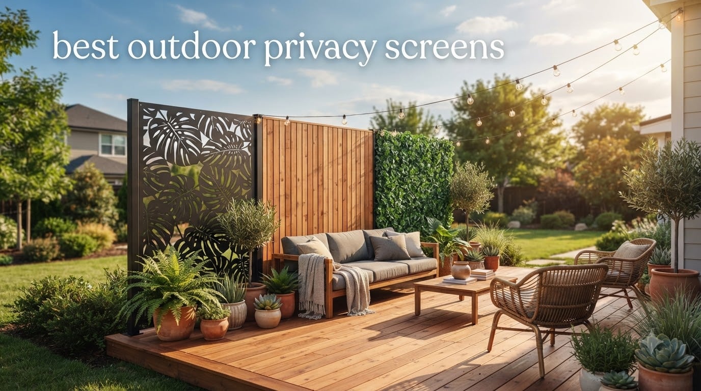best outdoor privacy screens