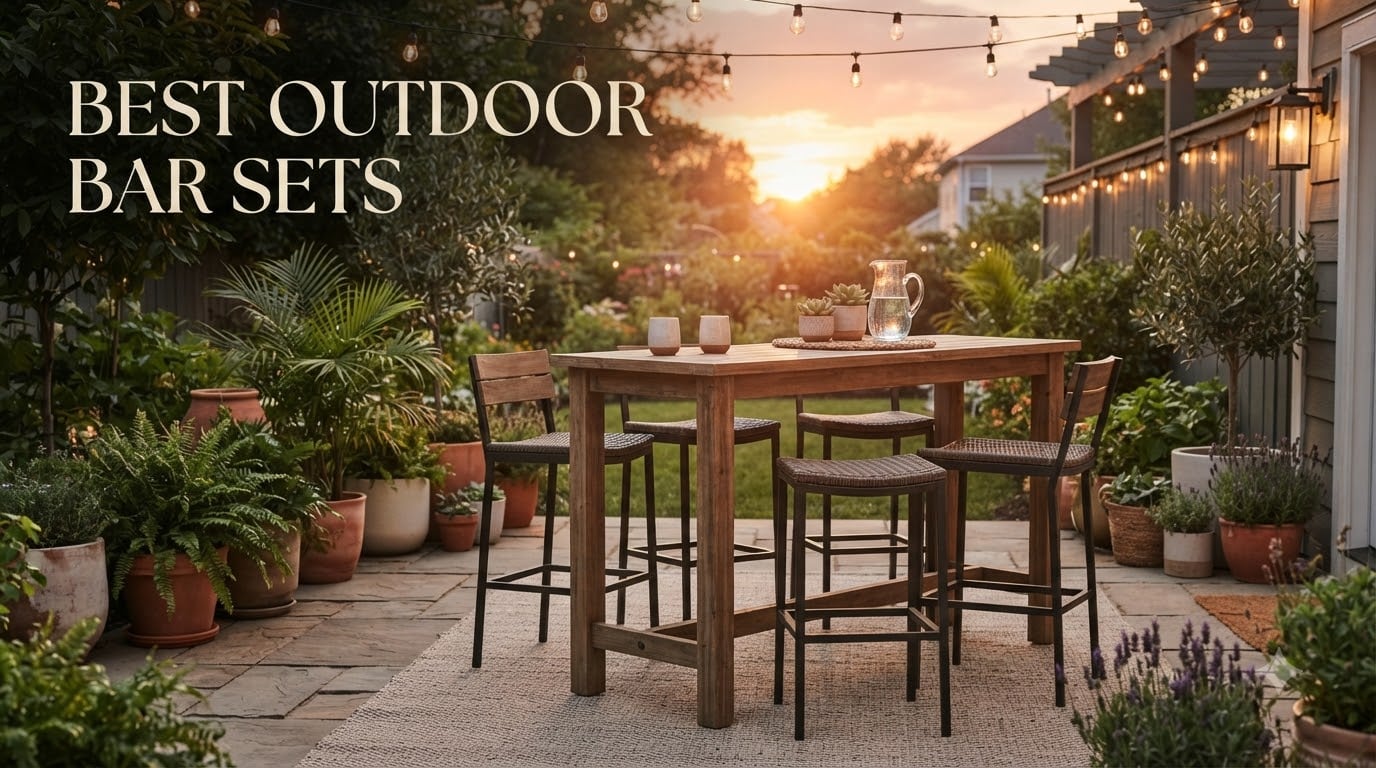 best outdoor bar sets