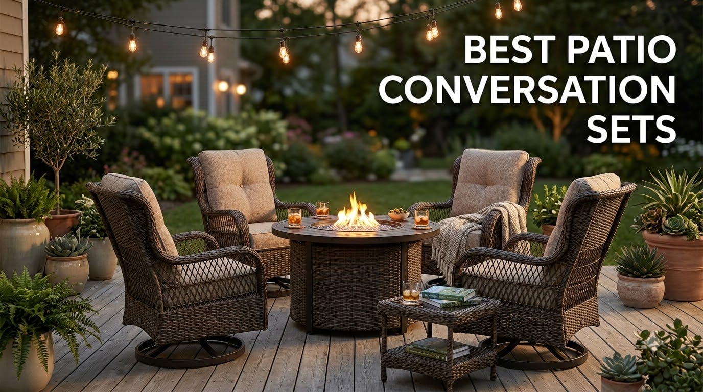 best patio conversation sets