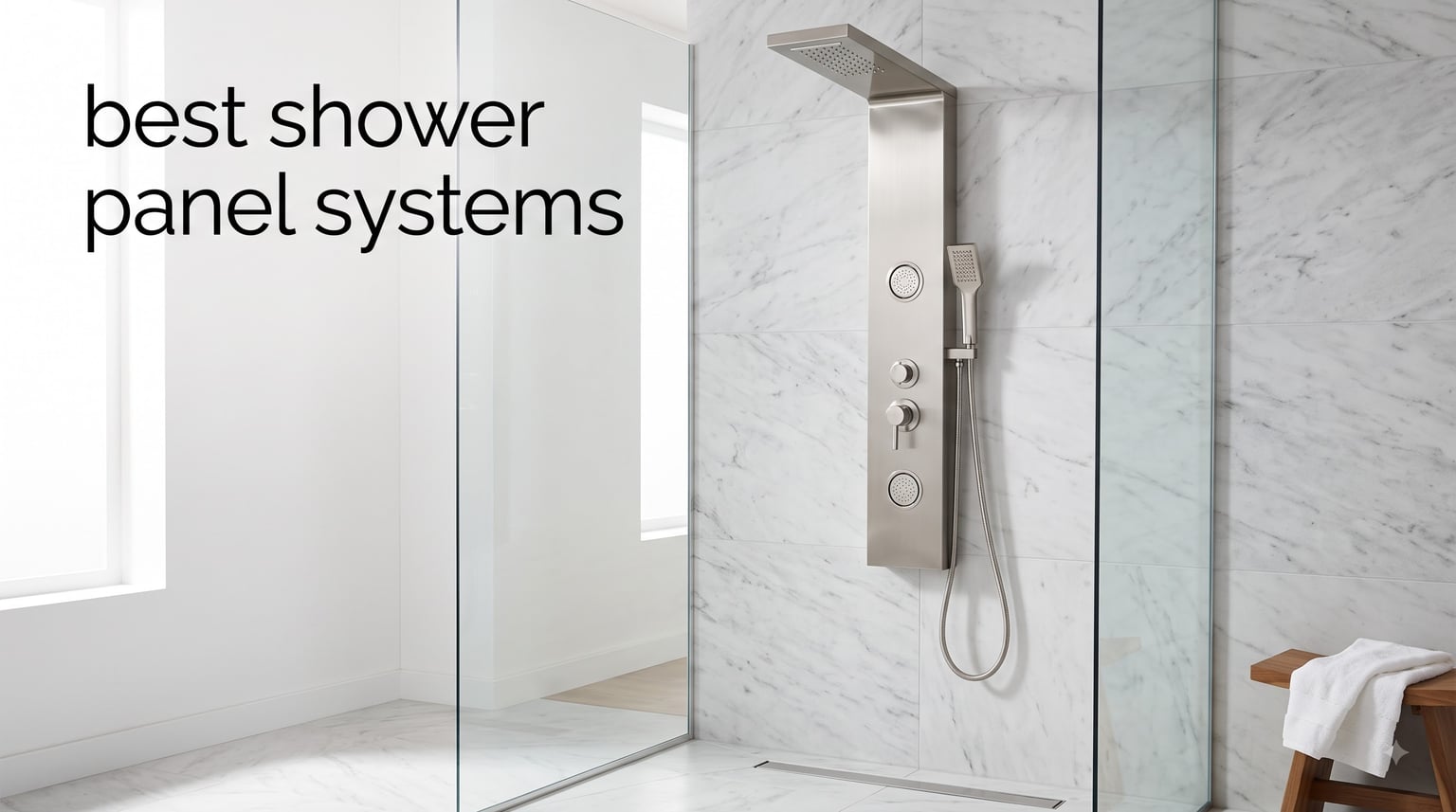 best shower panel systems