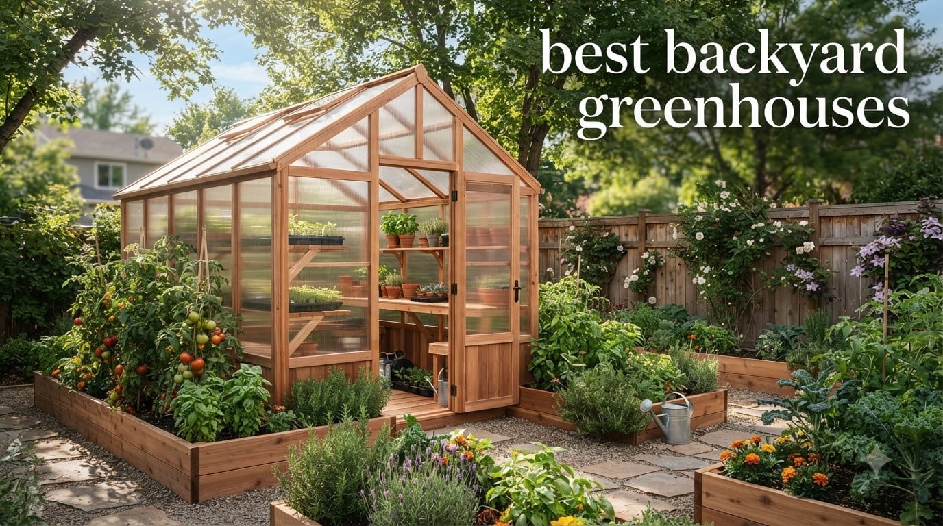 best backyard greenhouses