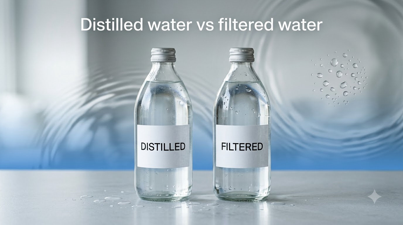 Distilled water vs filtered water