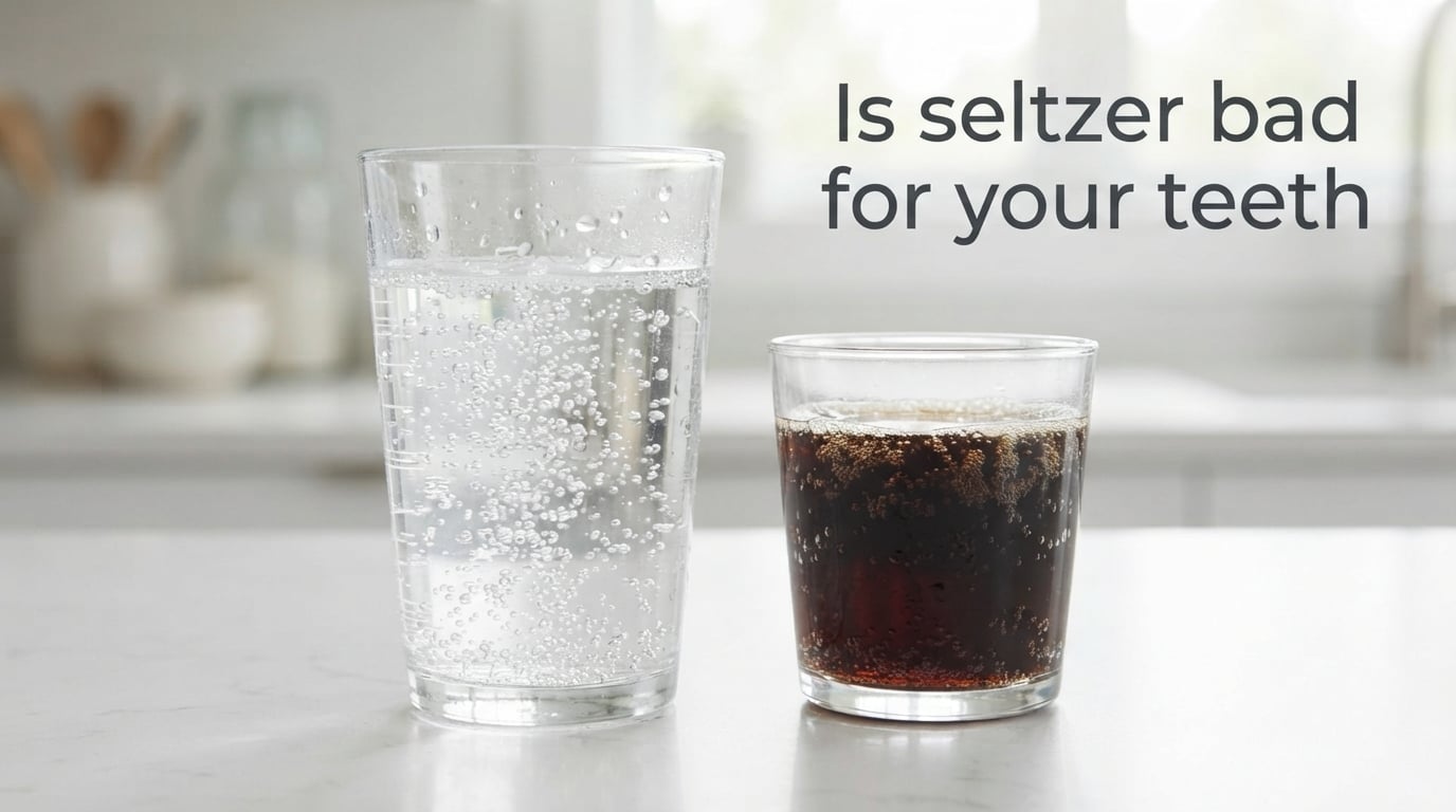 Is seltzer bad for your teeth