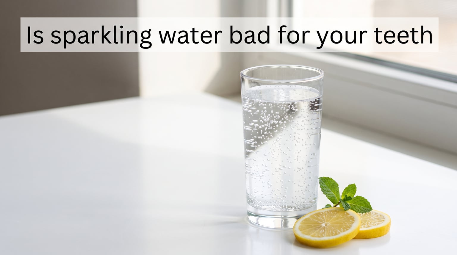 Is sparkling water bad for your teeth