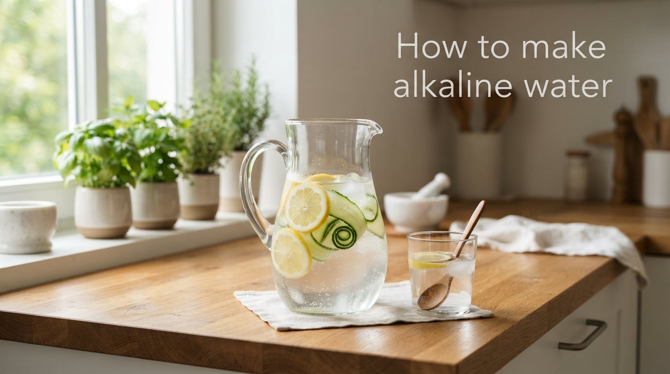 How to make alkaline water