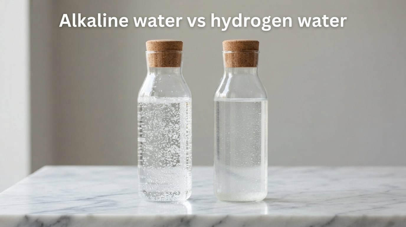 Alkaline water vs hydrogen water