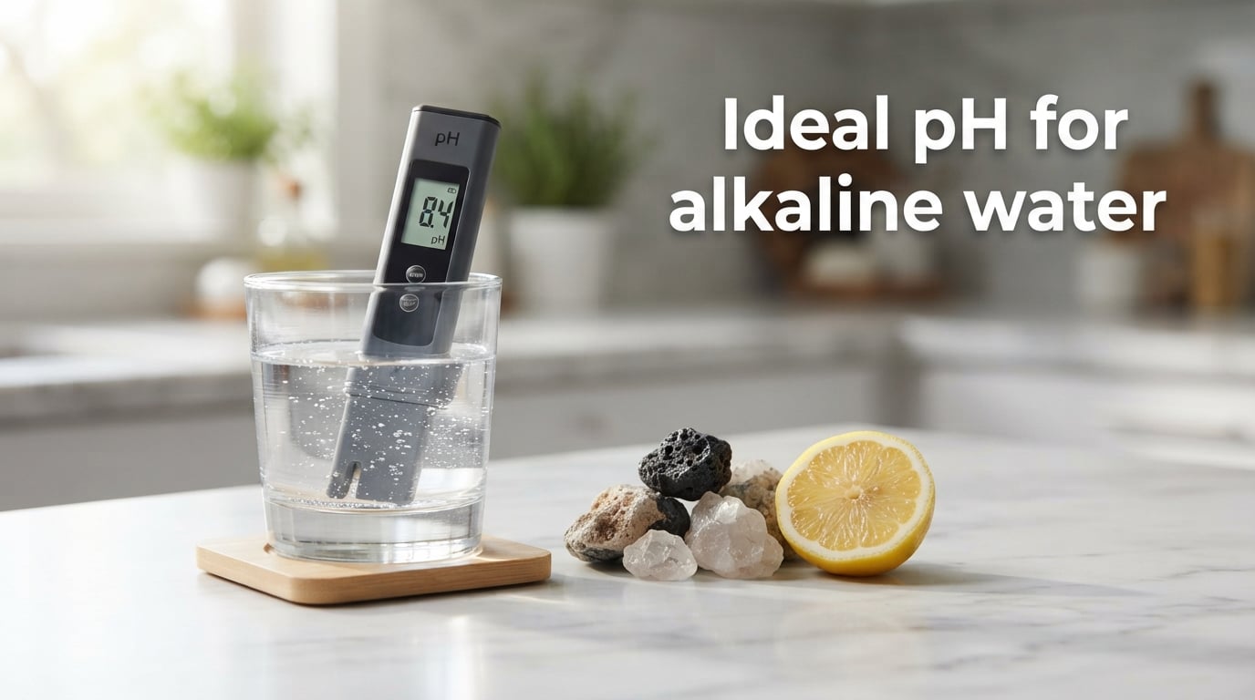 Ideal pH for alkaline water