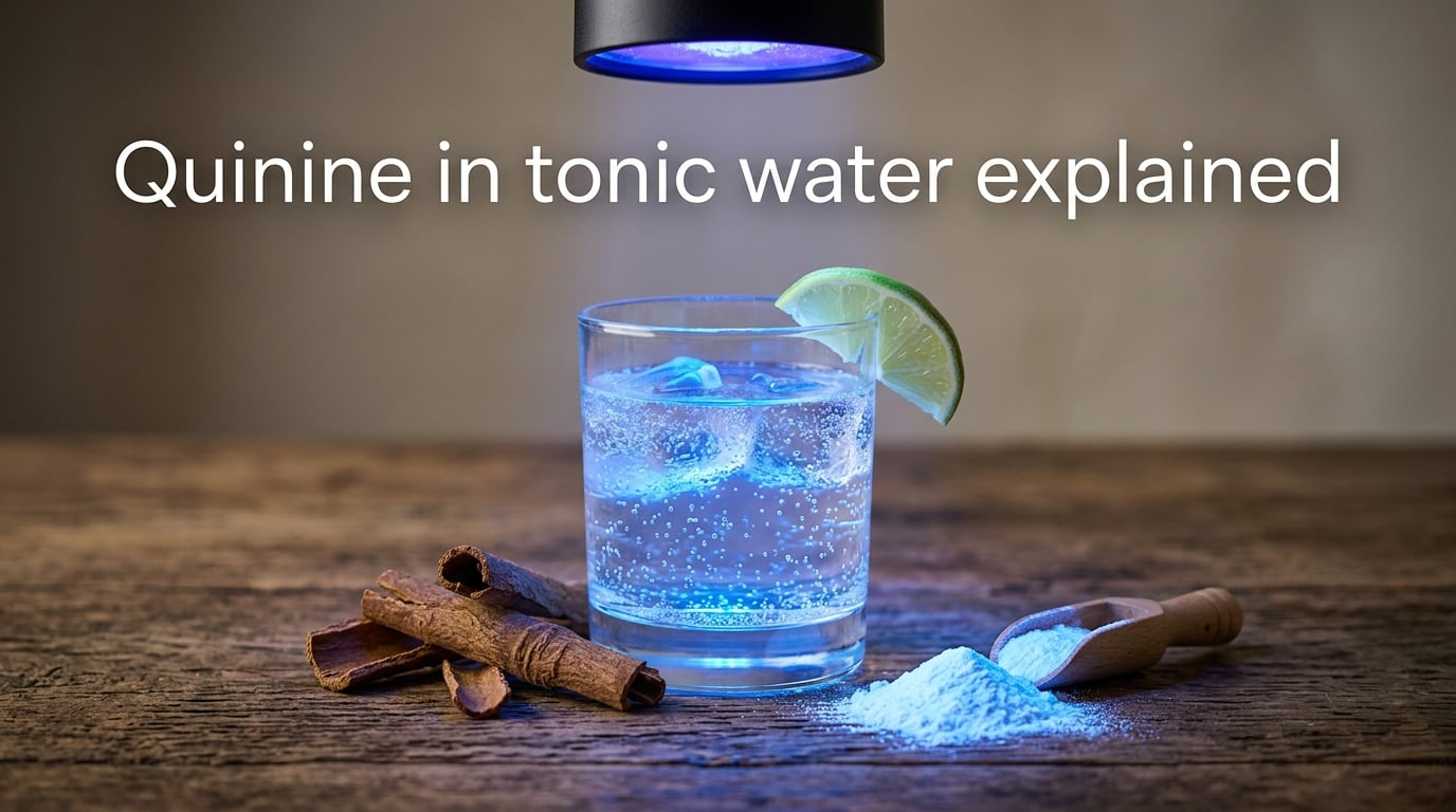 Quinine in tonic water explained