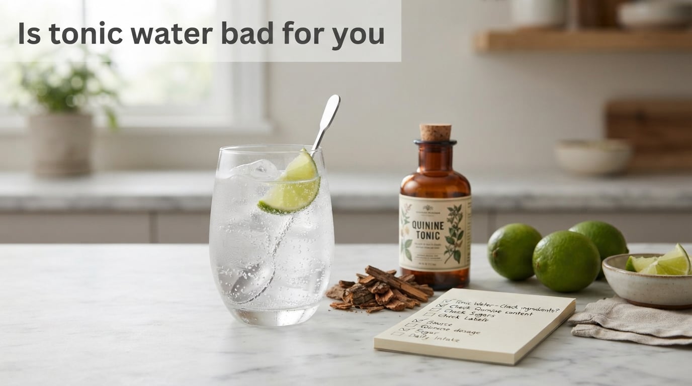 Is tonic water bad for you