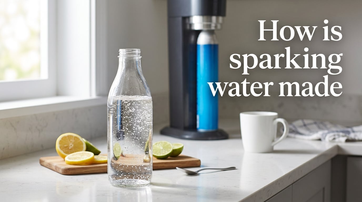 How is sparkling water made