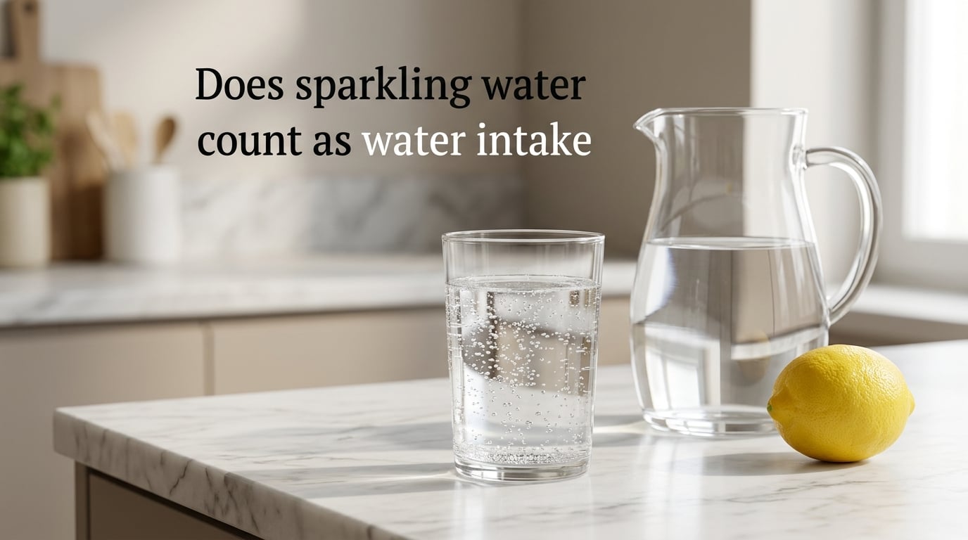Does sparkling water count as water intake