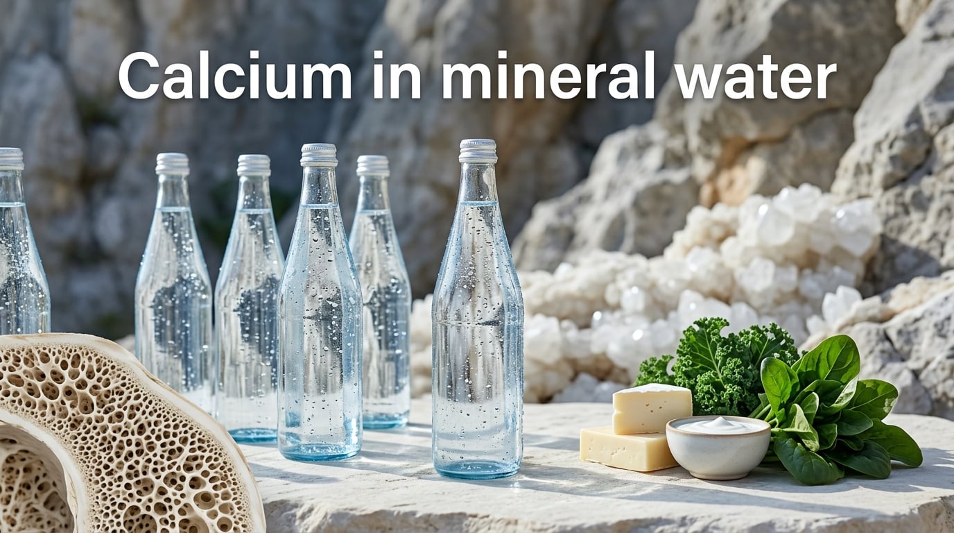Calcium in mineral water