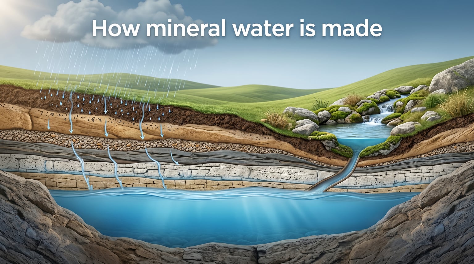 How mineral water is made
