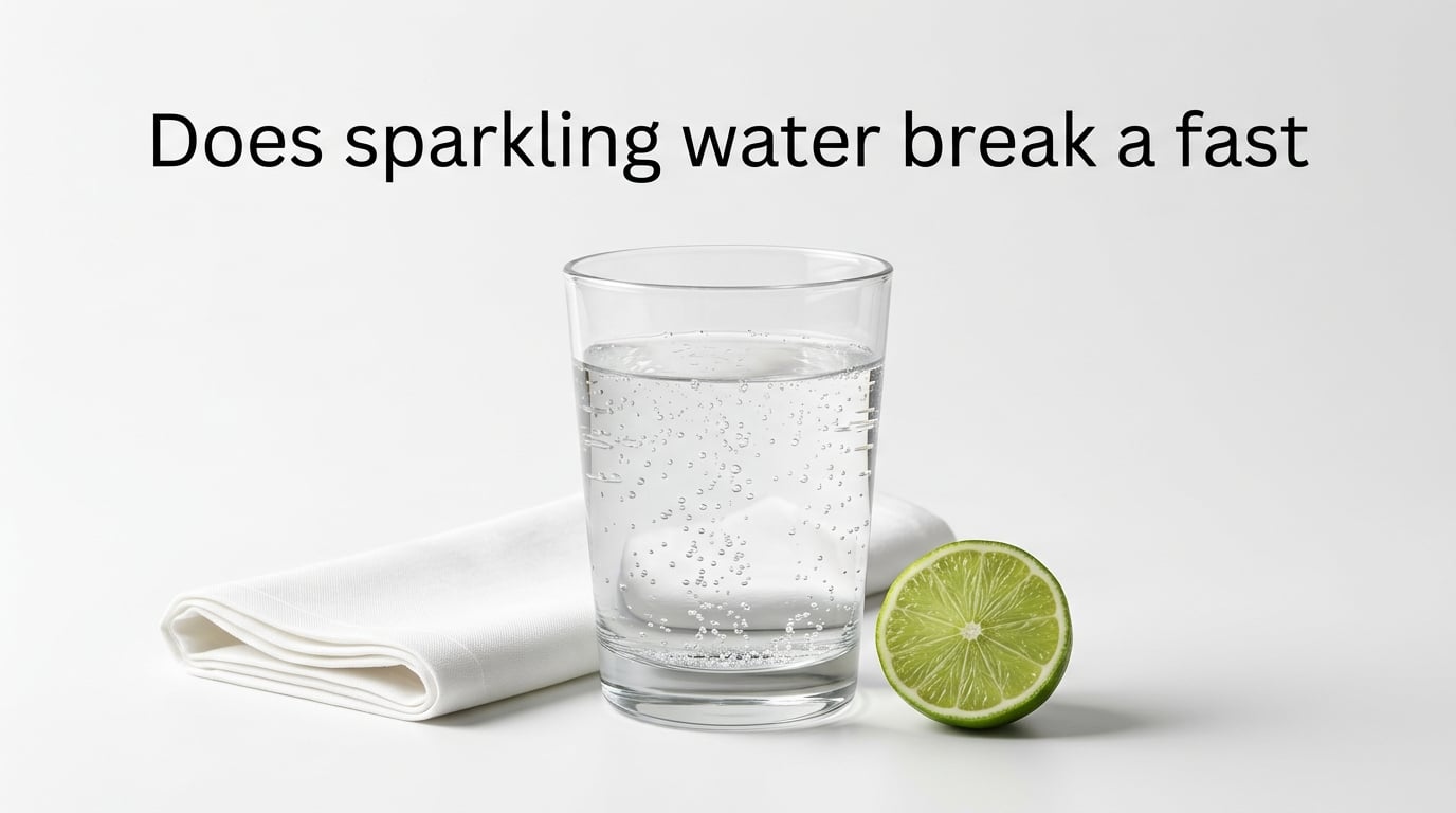 Does sparkling water break a fast