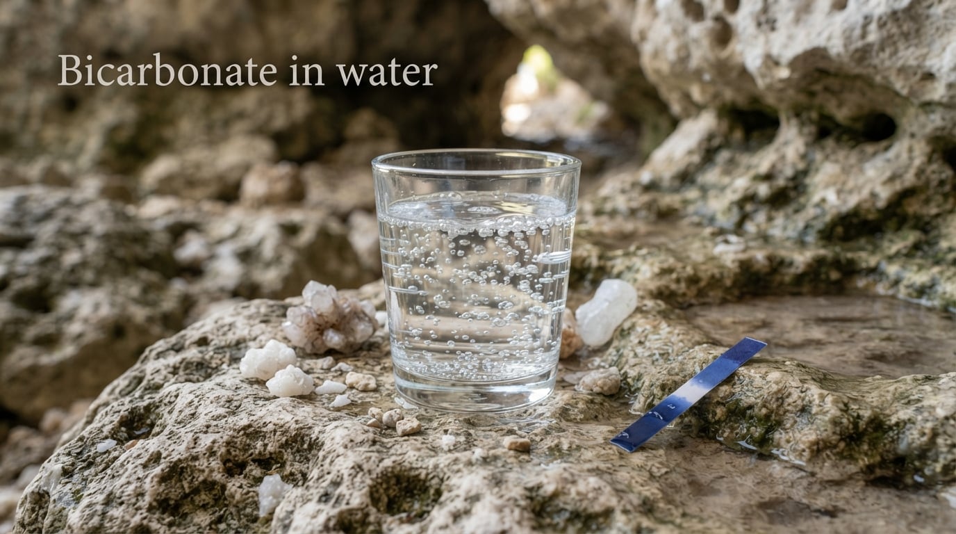 Bicarbonate in water