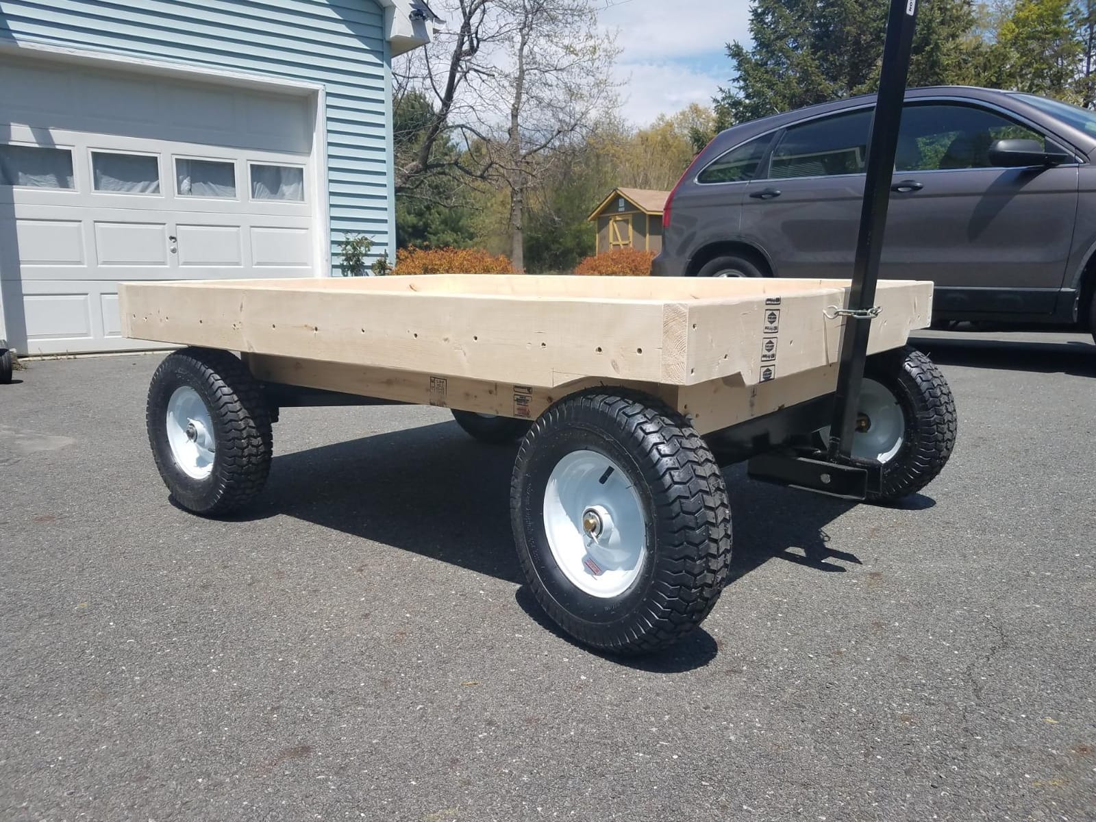 FARM-TUFF ATV Utility Wagon Chassis, 2200lb Capacity customer photo 1