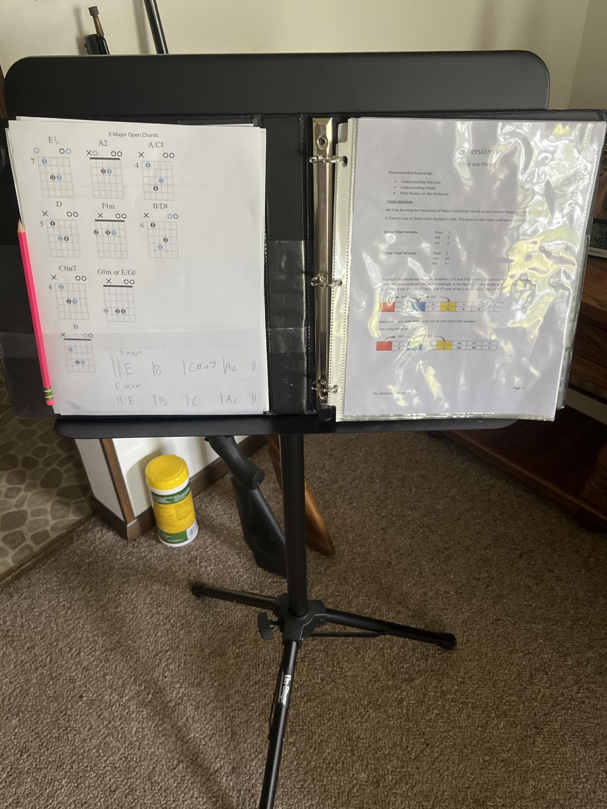 On-Stage SM7211B Professional-Grade Folding Orchestral Sheet-Music Stand (Portable, Folding, Nonslip Rubber Feet, Adjustable Height and Bookplate, Black) customer photo 2