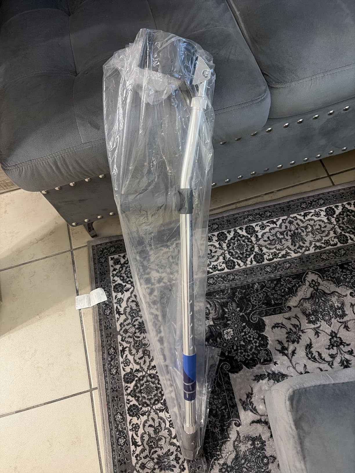 Medline Aluminum Forearm Crutches, Adult, Cuff Size 4