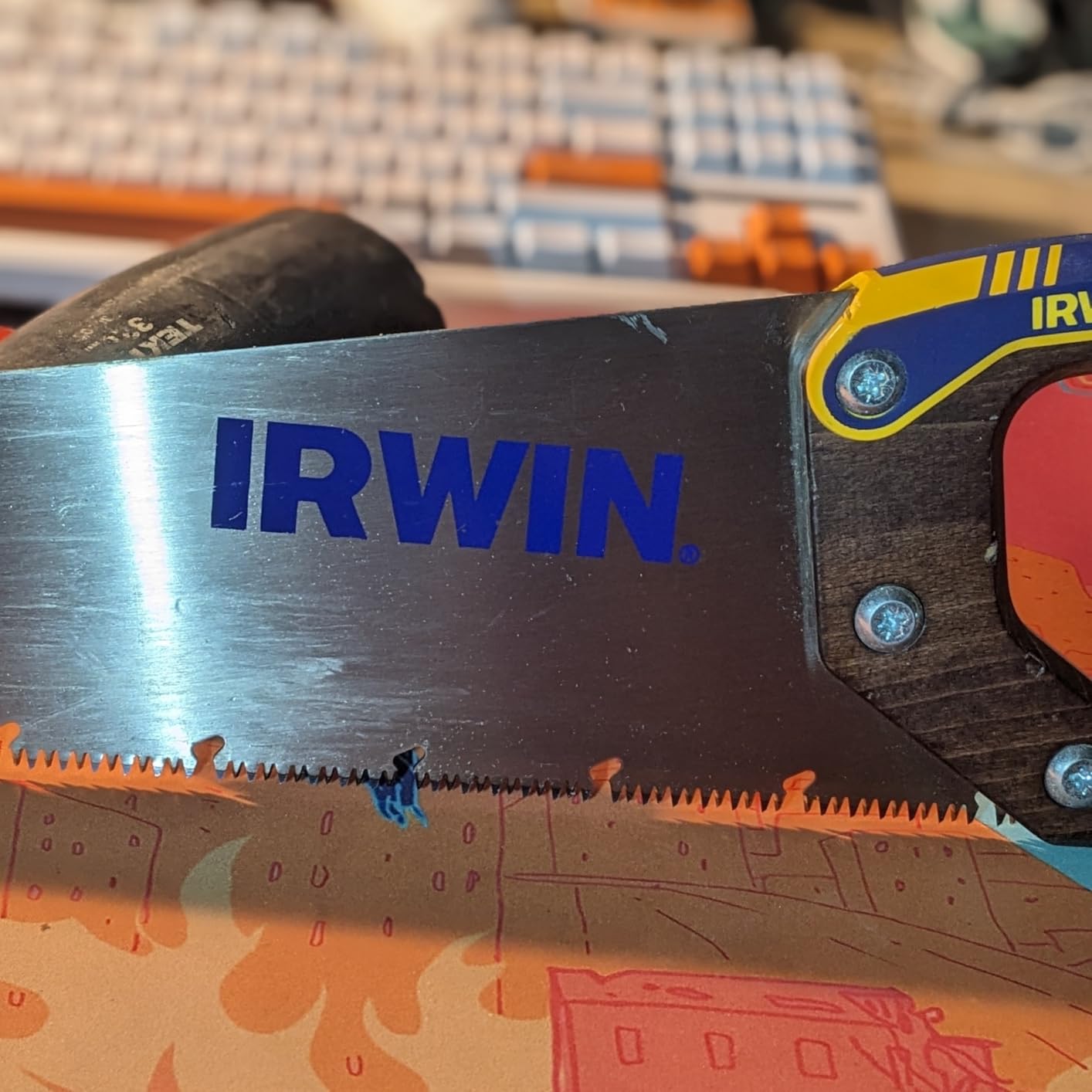 IRWIN Hand Saw, Coarse Cut, ProTouch Handle, 15-Inch (2011201) customer photo 2
