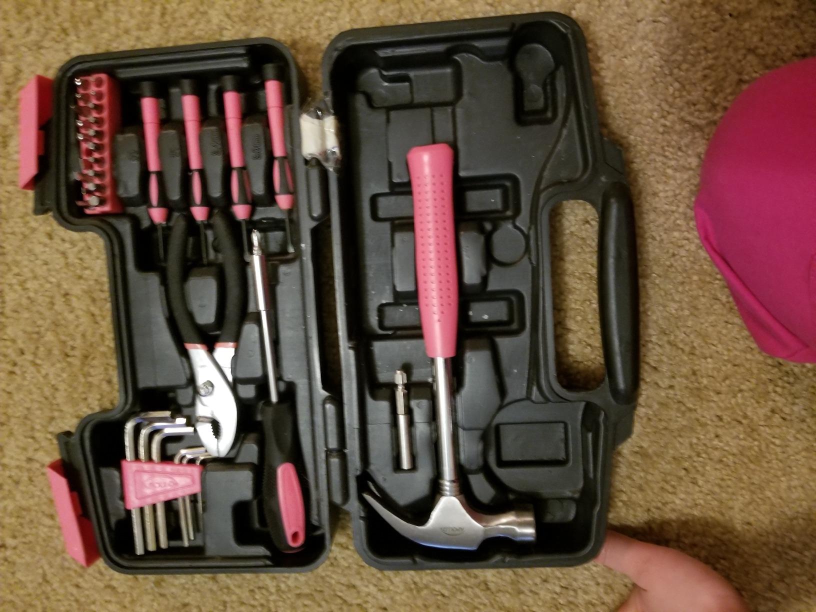 Apollo Tools 39 Piece General Household Tool Set, Red/Black DT9706 customer photo 1