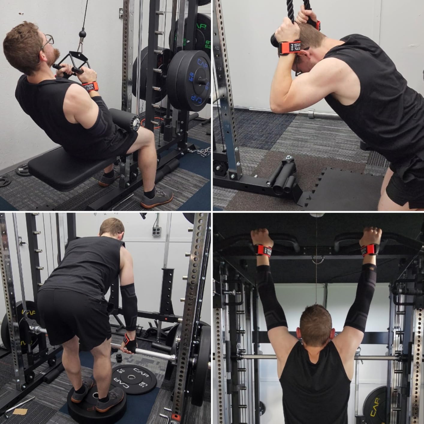 Versa Gripps PRO Wrist Straps, Train Better | Our Most Popular Grip; Built-In Arch Support; Handcrafted Quality Since 1998; Made in the USA customer photo 2