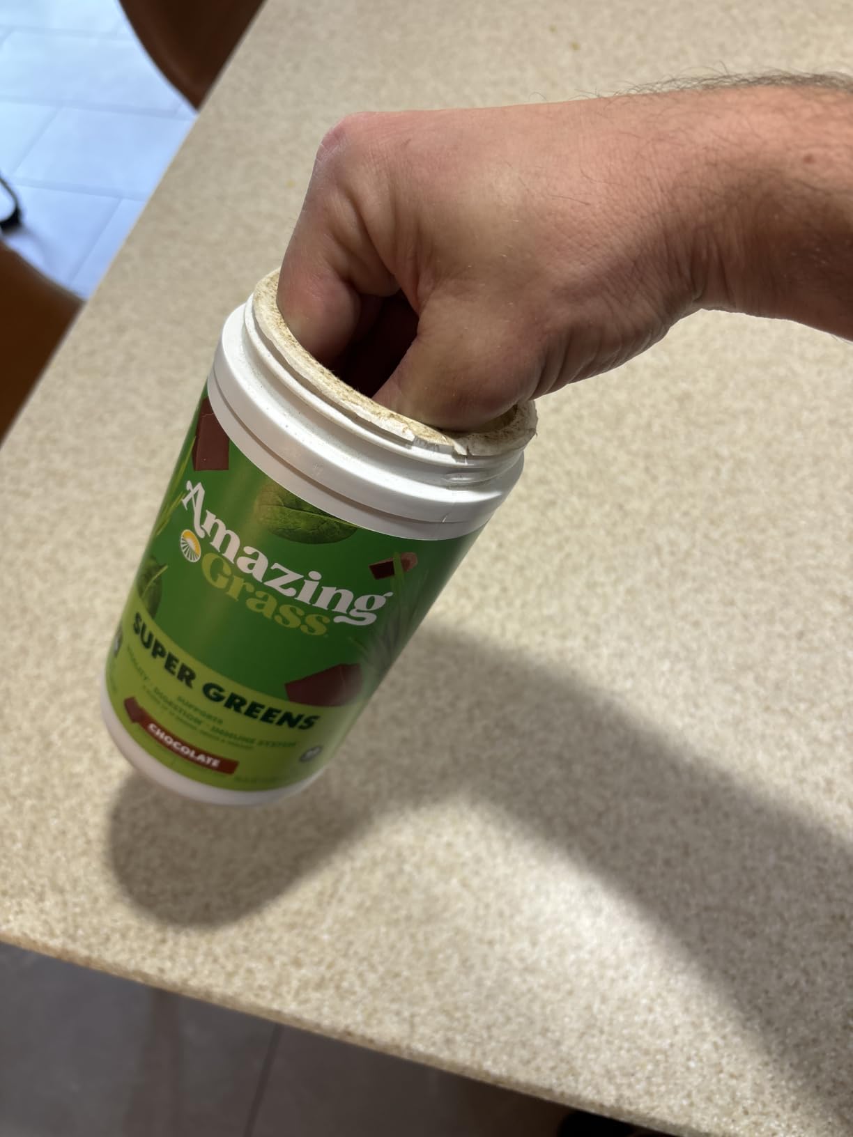 Amazing Grass Super Greens Powder Original, 30 Servings, 8.5 oz customer photo 2