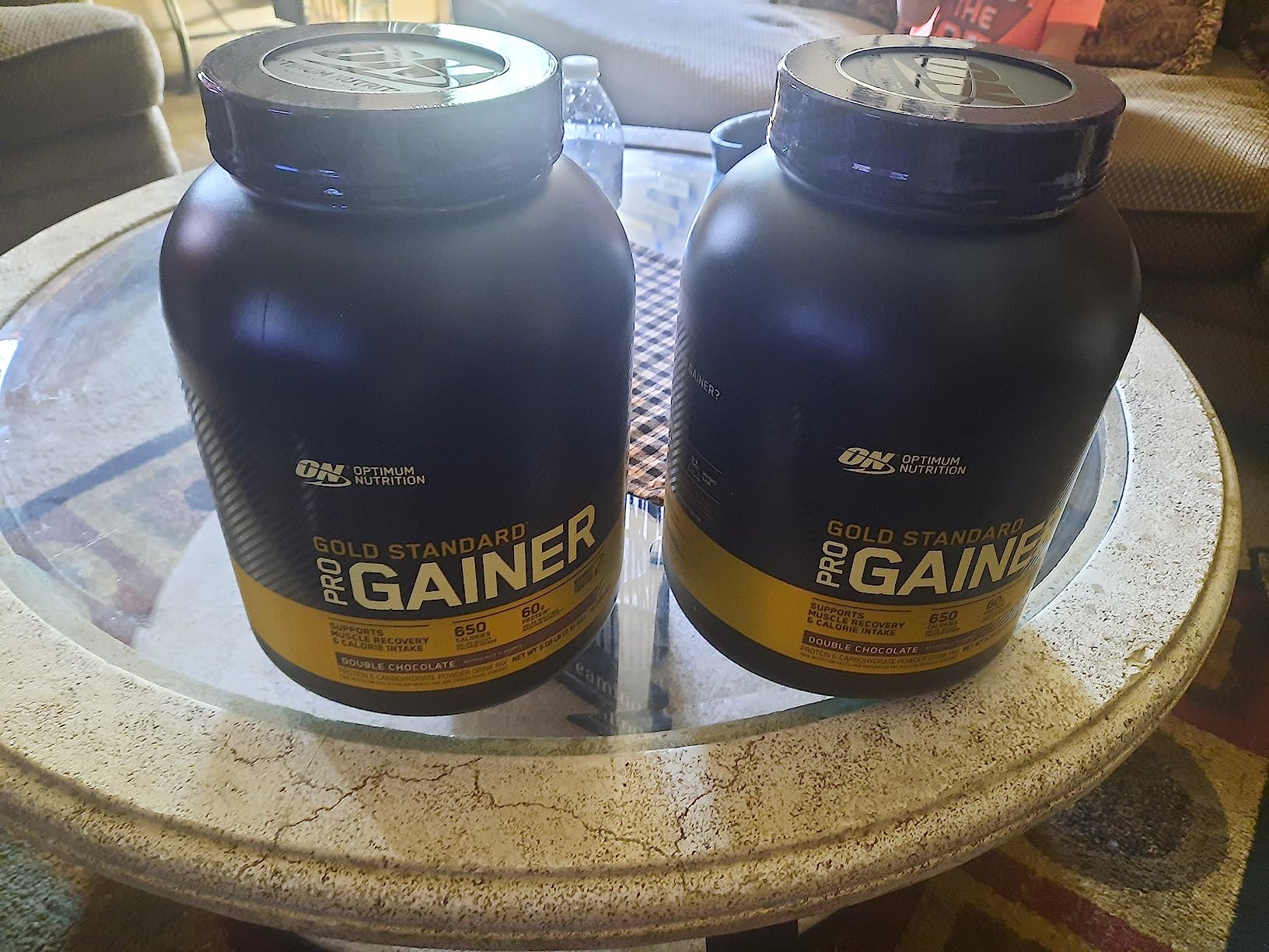 Optimum Nutrition Gold Standard Pro Gainer Protein, Double Chocolate, 5 LB customer photo 2