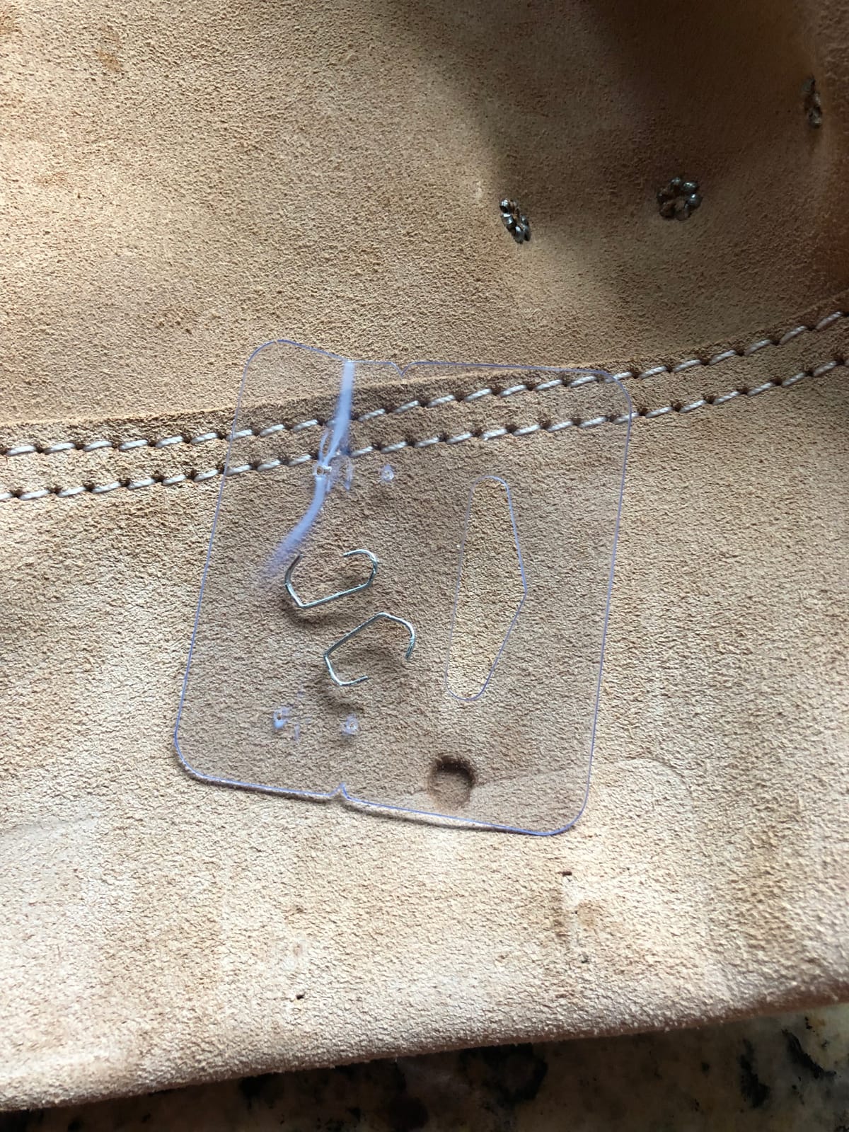 Custom LeathercraftIP489X Suede Tool Bag & Poly Web Belt, 3 Pocket , Tan customer photo 2