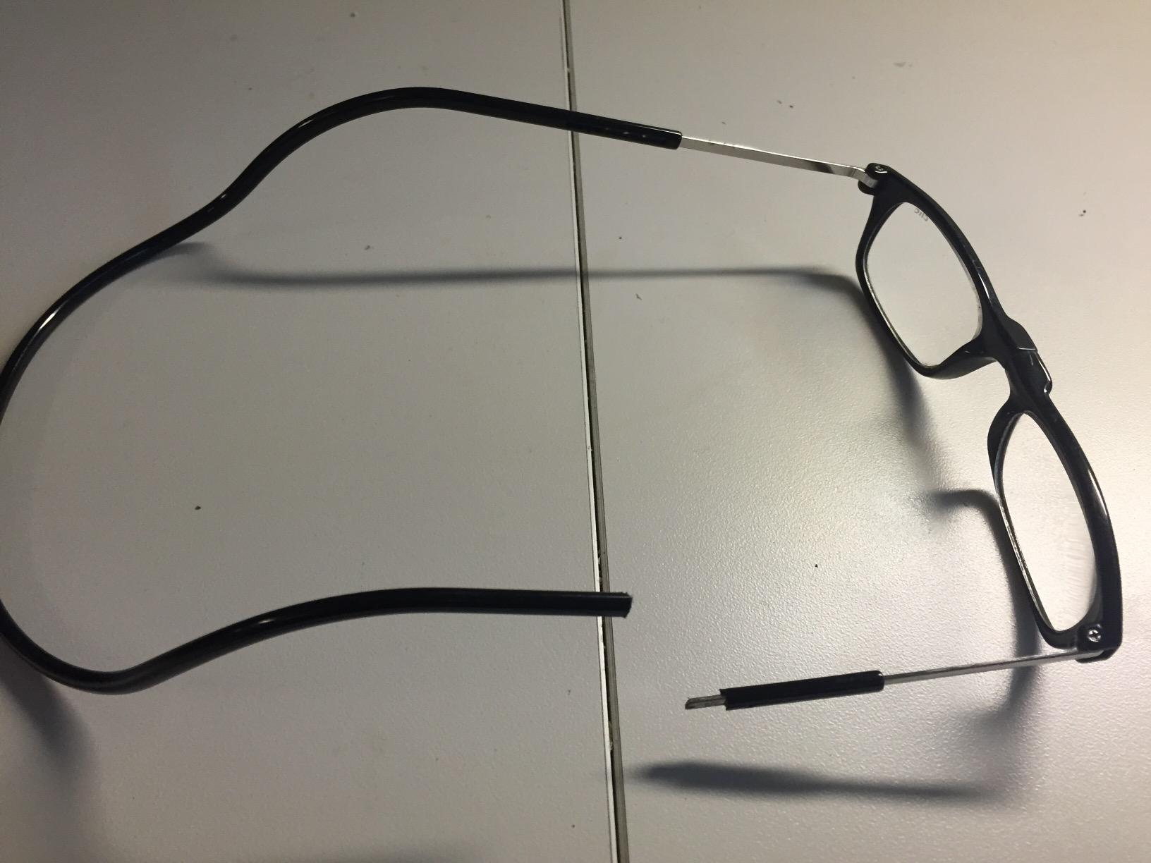 Clic Magnetic Reading Glasses - Original Long (M-L) - Rigid Headband customer photo 1