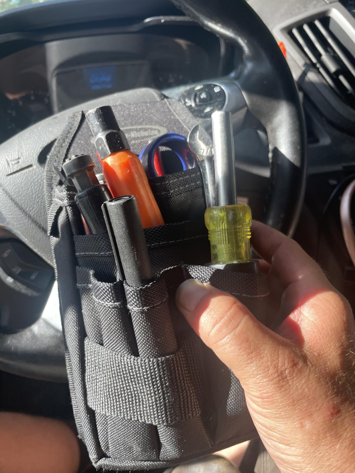 McGuire-Nicholas Mini Organizer | Mini Nylon Organizer Pocket Attachment for Tool Belt | Durable and Compact Tool Holder customer photo 2