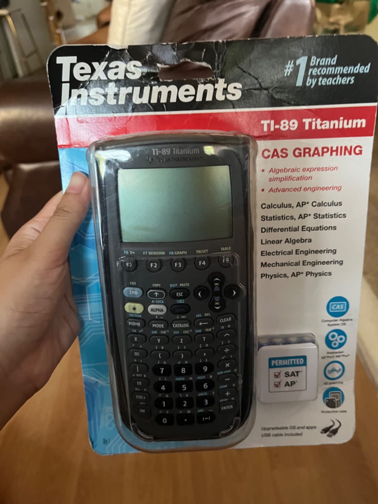 Texas Instrument Ti 89 Titanium Programmable Graphing Calculator customer photo 2