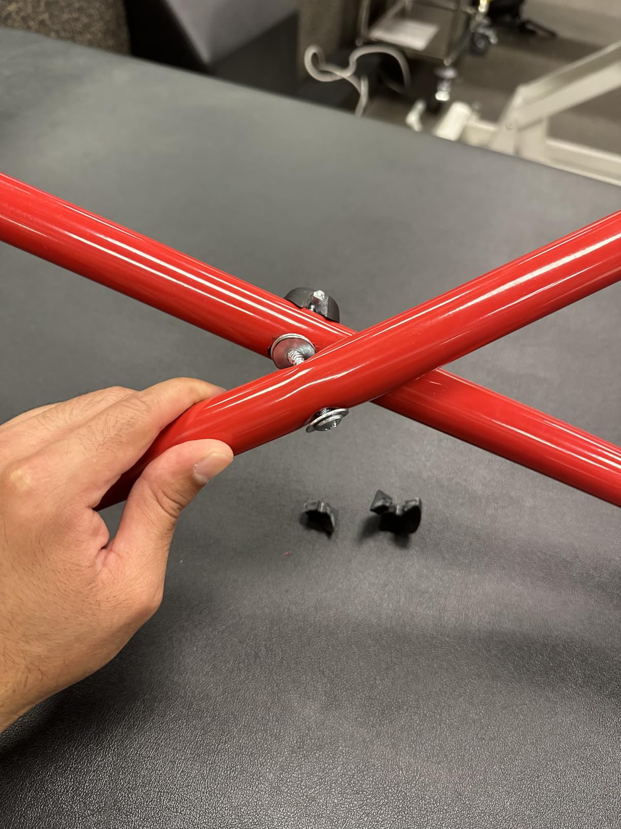 Champion Sports Adjustable Height Training Hurdle, Red customer photo 2