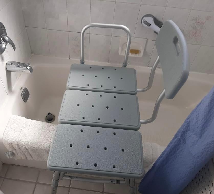 Drive Medical Tub Transfer Bench for Bathtub, Height Adjustable customer photo 2