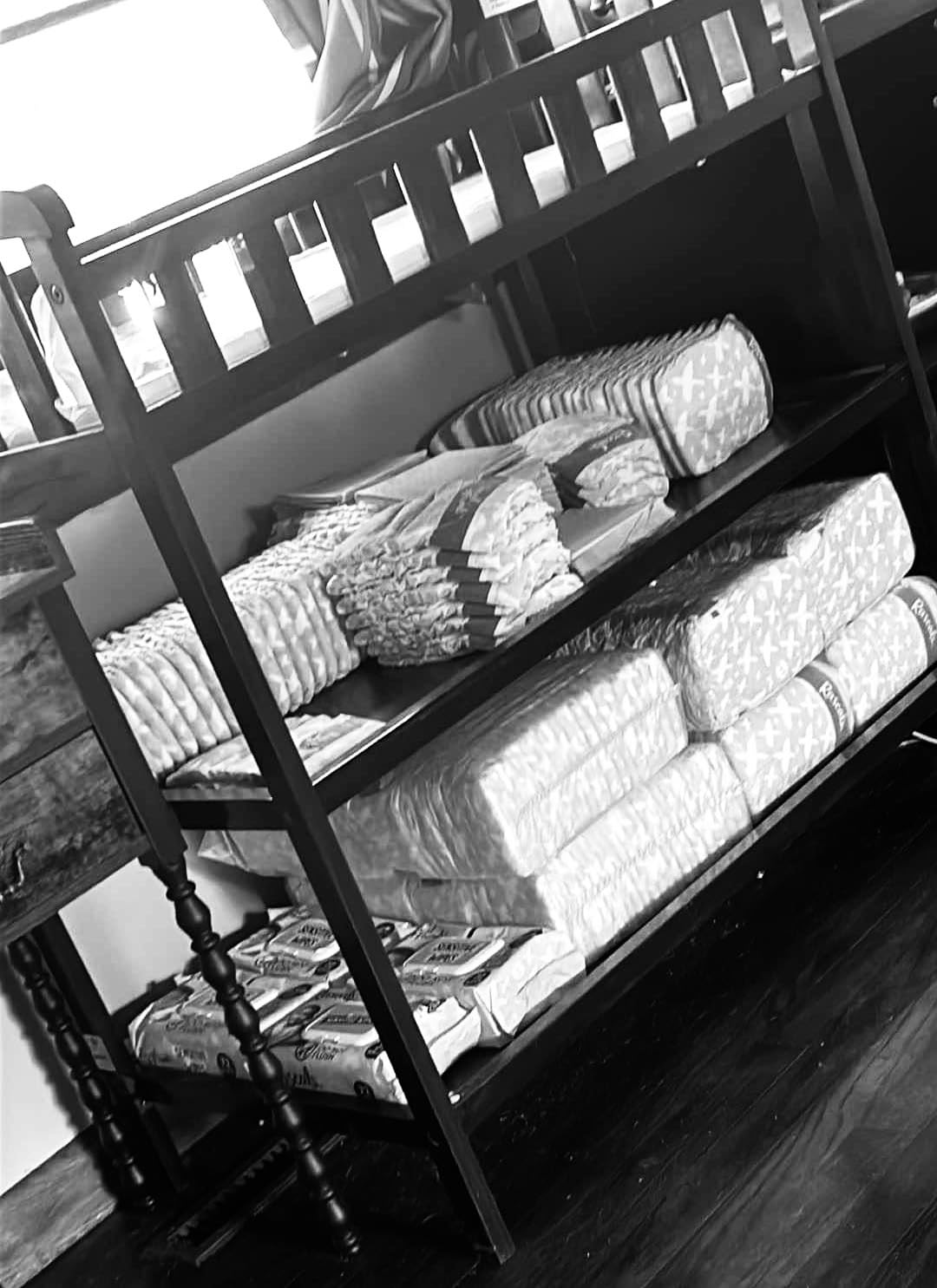 Dream On Me Emily Changing Table with Two Storage Shelves, White customer photo 2