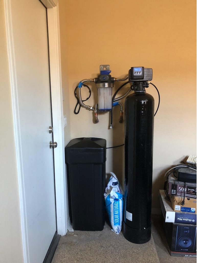 Fleck 5600 SXT Iron Blaster 48,000 Grain Water Softener customer photo 2