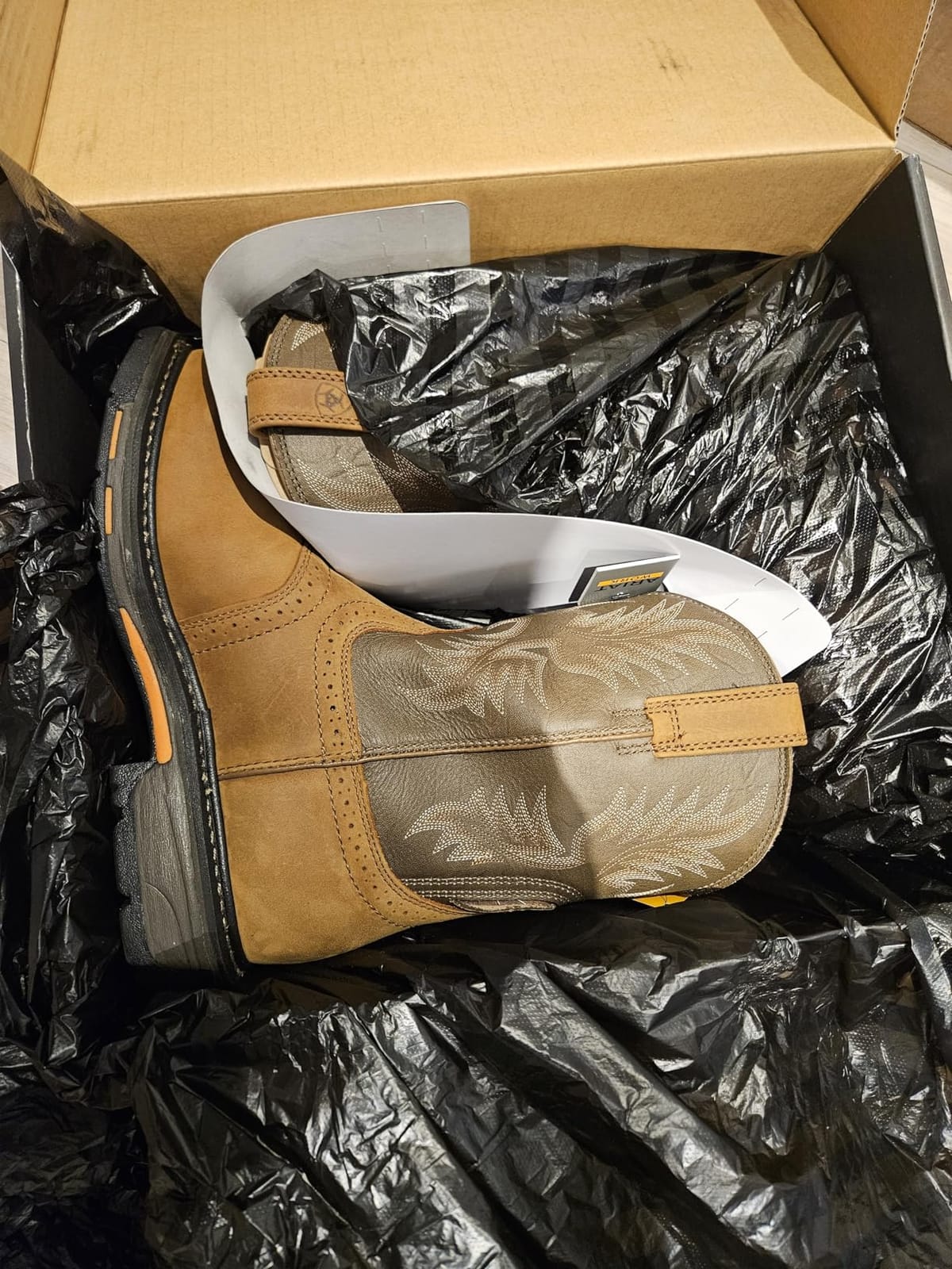 Ariat Men's WorkHog Waterproof Work Boot customer photo 2