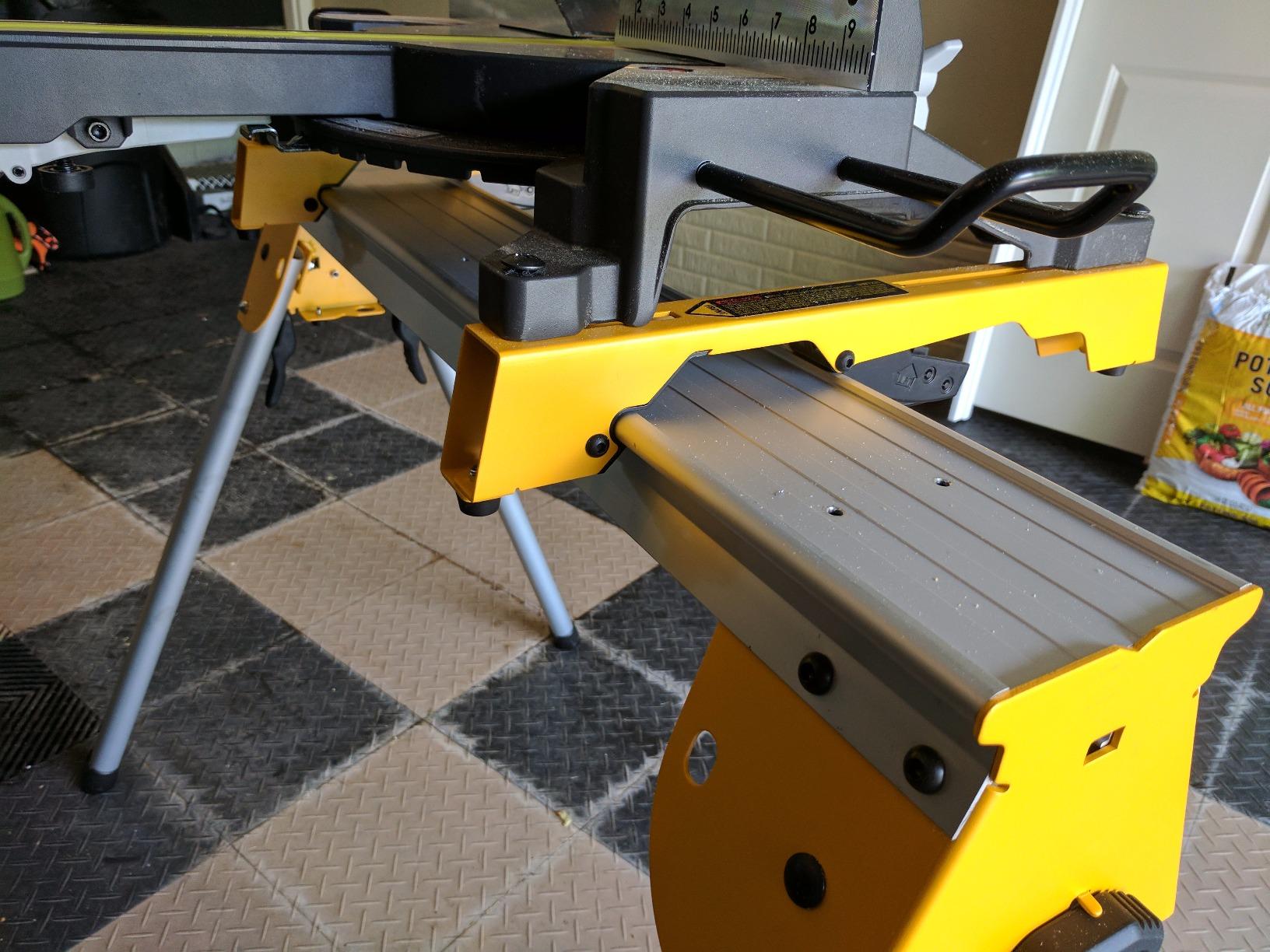 DEWALT Miter Saw Stand, Heavy Duty with Miter Saw Mounting Brakets, Tool Only (DWX725B) customer photo 2
