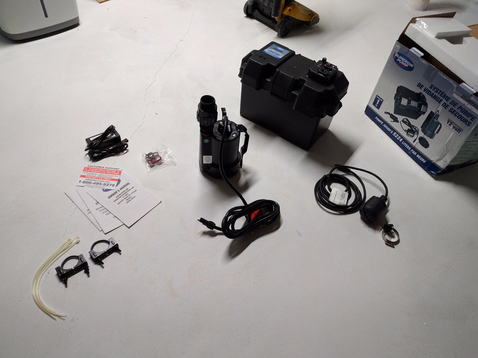Superior Pump 92900 12V Battery Back Up Submersible Sump Pump with Tethered Switch customer photo 1