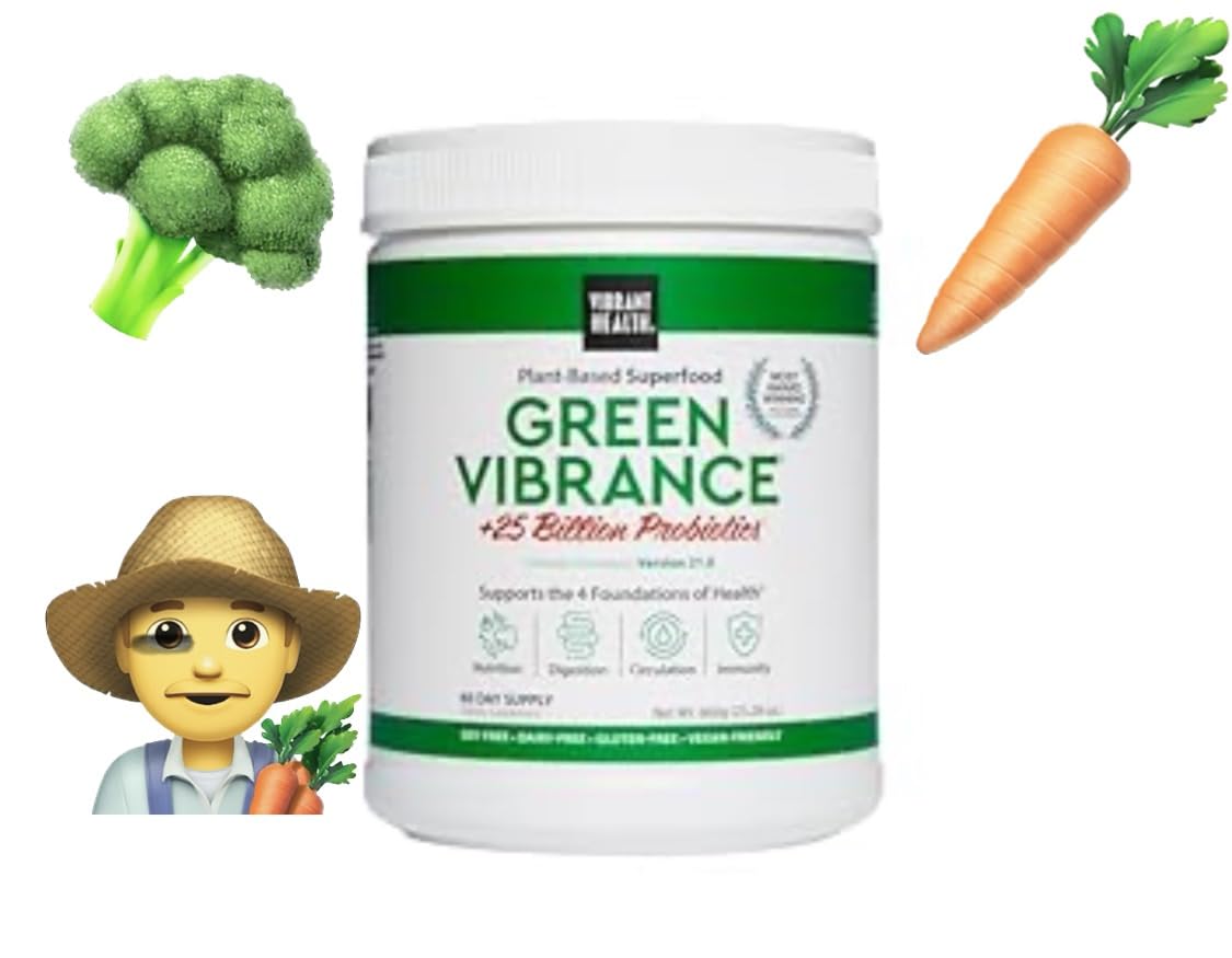 Vibrant Health Green Vibrance Superfood Powder, 30 Servings customer photo 1