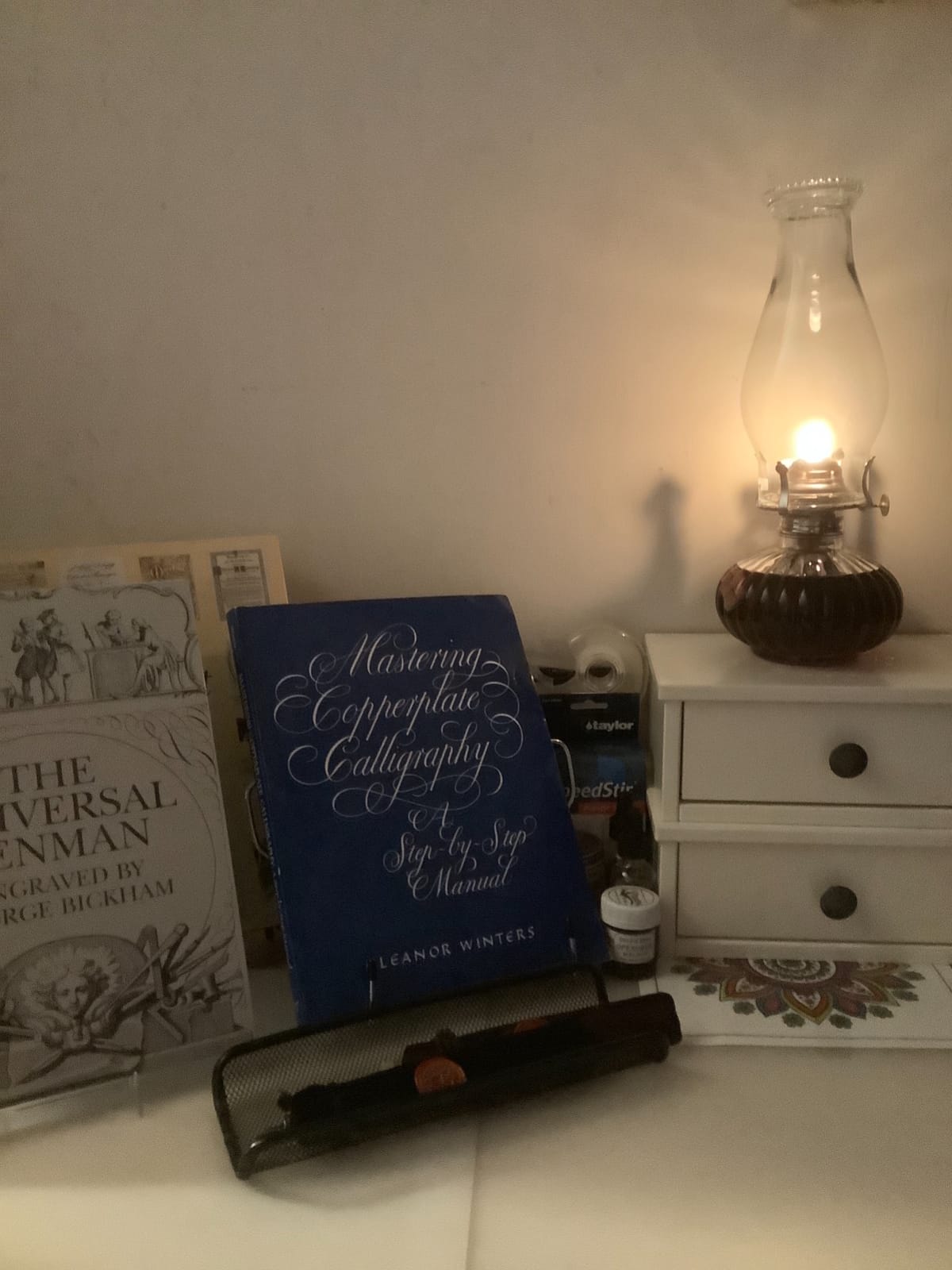 Lamplight Vintage Indoor Oil Lamp, Hurricane Lamp, Emergency Kit, Paraffin Oil Rain Lamp, Ellise Oil Lamp, 1 Count customer photo 1