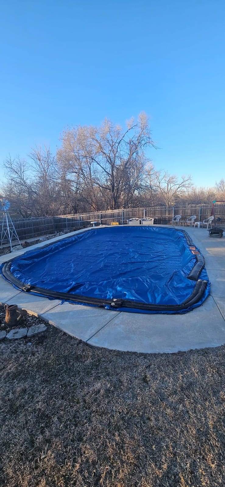 Blue Wave Arctic Armor 16x32-ft Rectangular In-Ground Pool Winter Cover customer photo 2