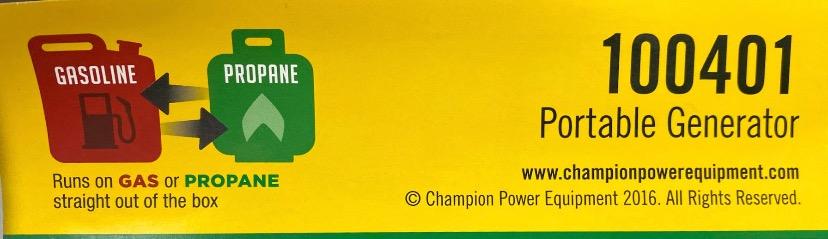 Champion Power Equipment Weather-Resistant Storage Cover for 2800-4750-Watt Portable Generators customer photo 1
