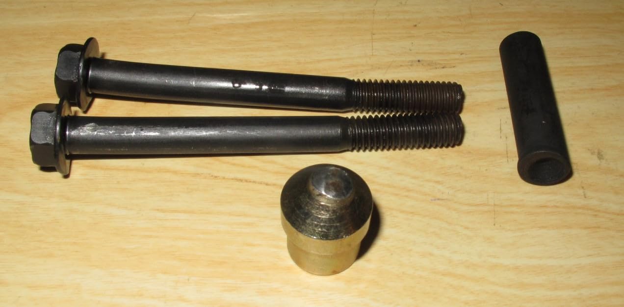 OEMTOOLS 27187 Harmonic Balancer Puller Kit, Removes Harmonic Balancers, Dampers, Pulley Puller, Puller Tool for Use with GM 3300 & 3800 V6 Engines, Includes Metric and SAE Bolts customer photo 2