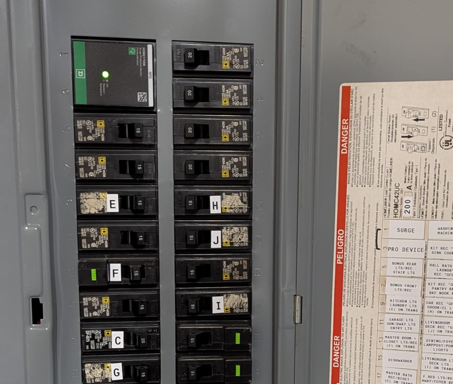 Square D by Schneider Electric HOM2175SB Homeline SurgeBreaker, Surge Protection Device, 25kA, 120/240V, 1-Phase, 3-Wire customer photo 2