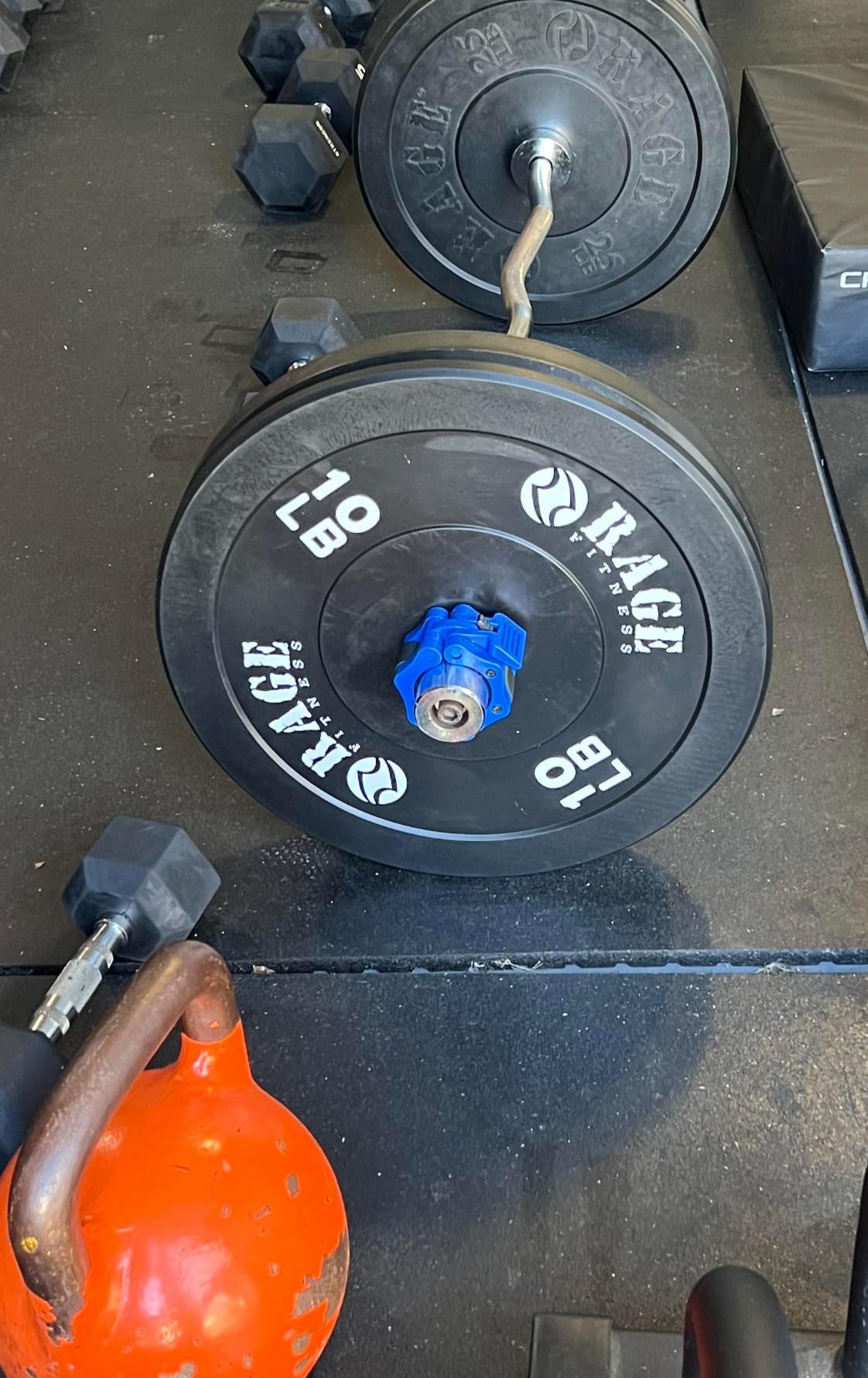Rage Fitness Olympic Bumper Plates with 2