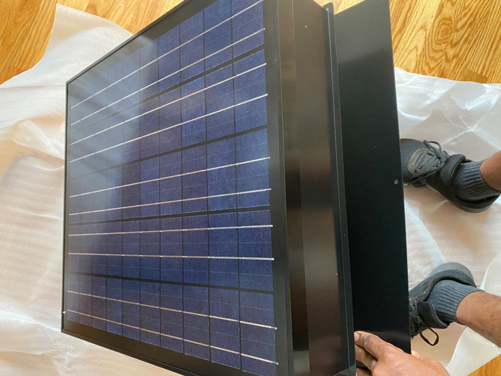 Remington Solar 30 Watt Roof Mount Solar Attic Fan customer photo 1
