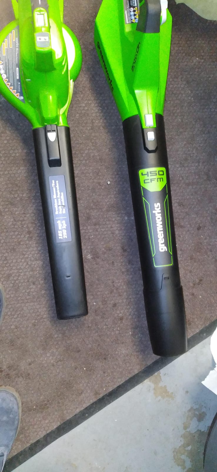 Greenworks 40V Leaf Blower / Vacuum, 340 CFM, 4.0 Ah Battery and Charger customer photo 1