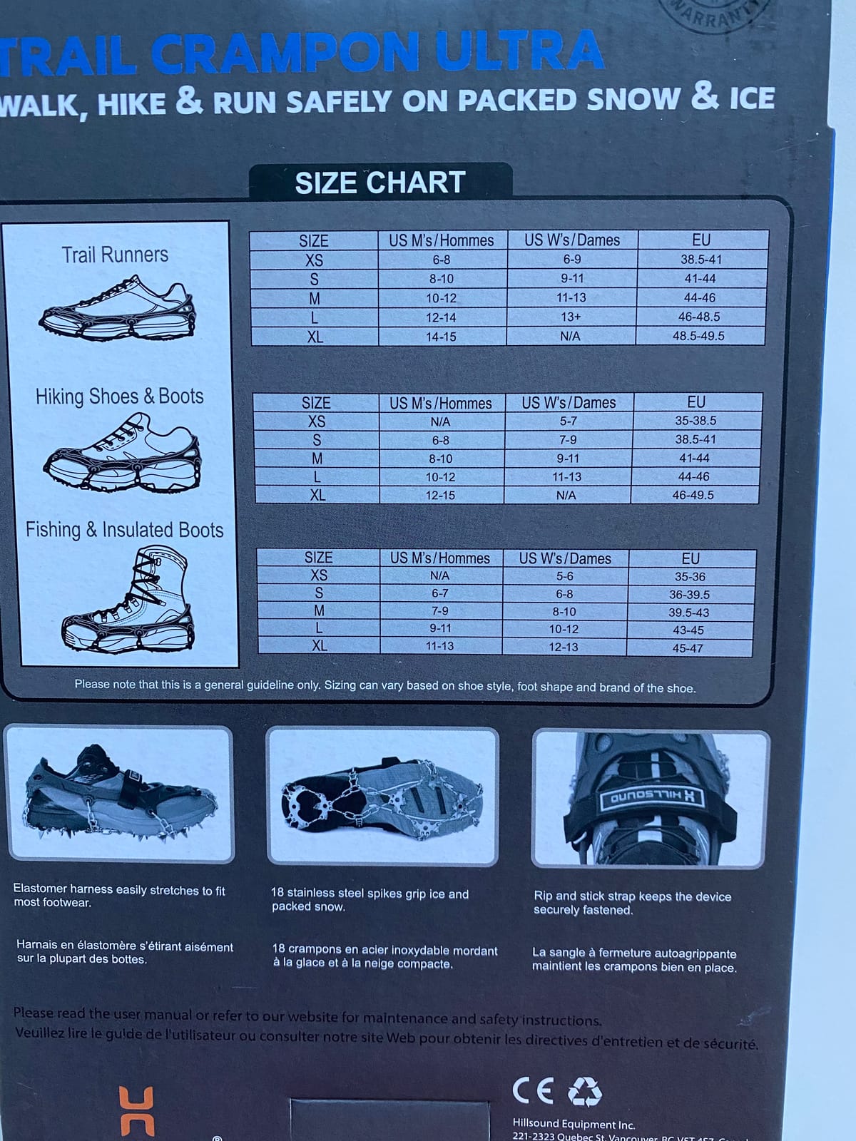 Hillsound Trail Crampon Ultra I Ice Cleat Traction System for Hiking & Trail Running customer photo 2