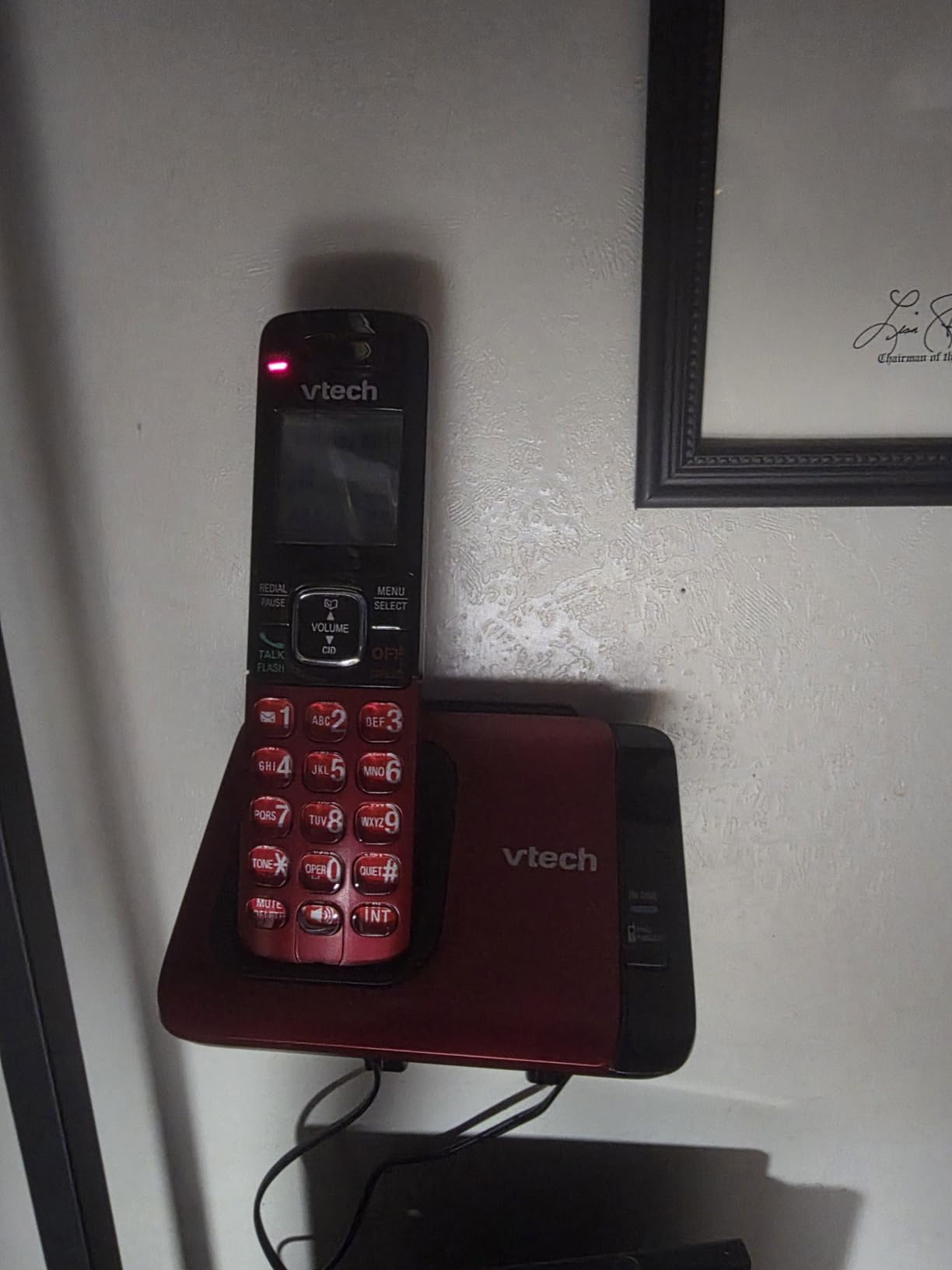 VTech CS6719-2 2-Handset Cordless Phone with Caller ID/Call Waiting, Handset Intercom & Backlit Display/Keypad, Silver customer photo 1