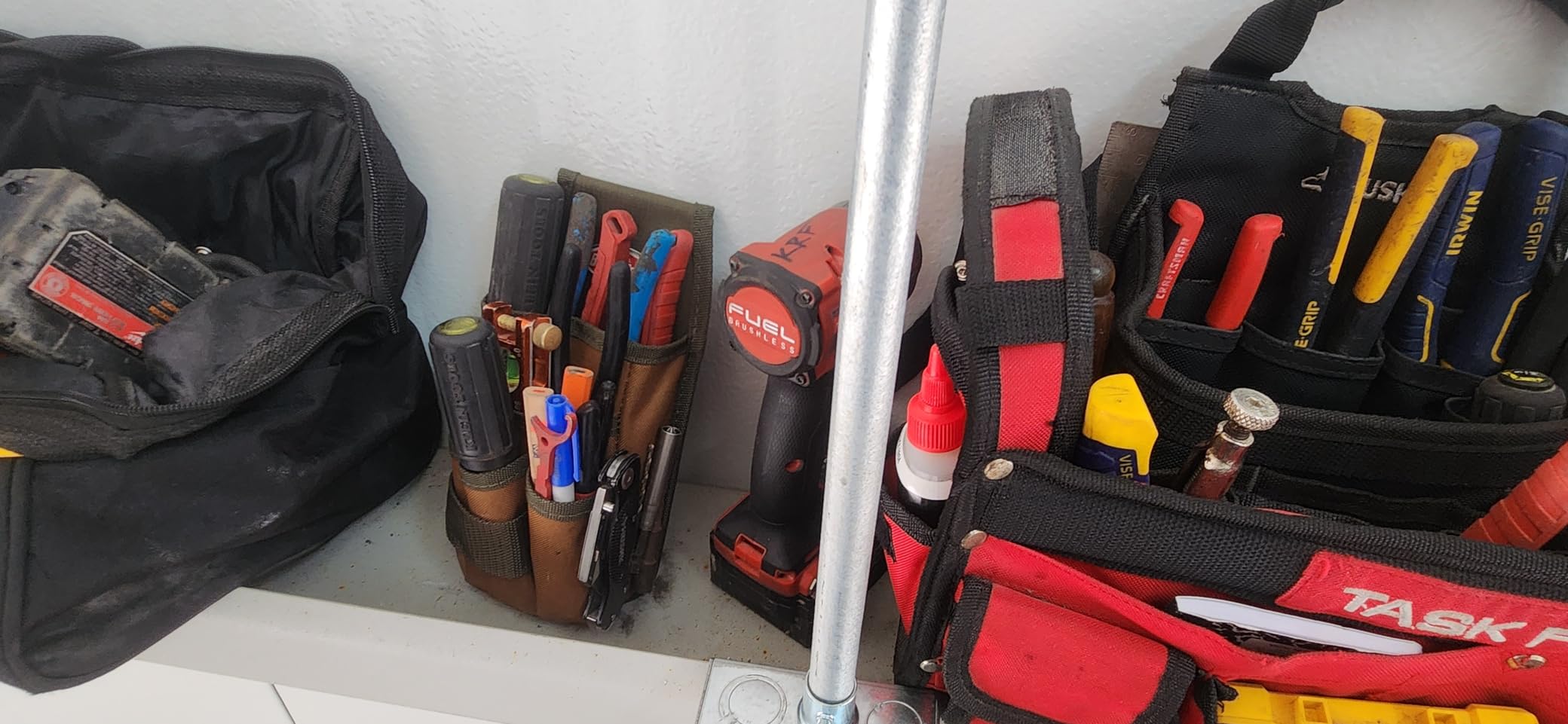Bucket Boss - Utility Pouch with FlapFit, Pouches - Original Series (54170), Brown customer photo 2